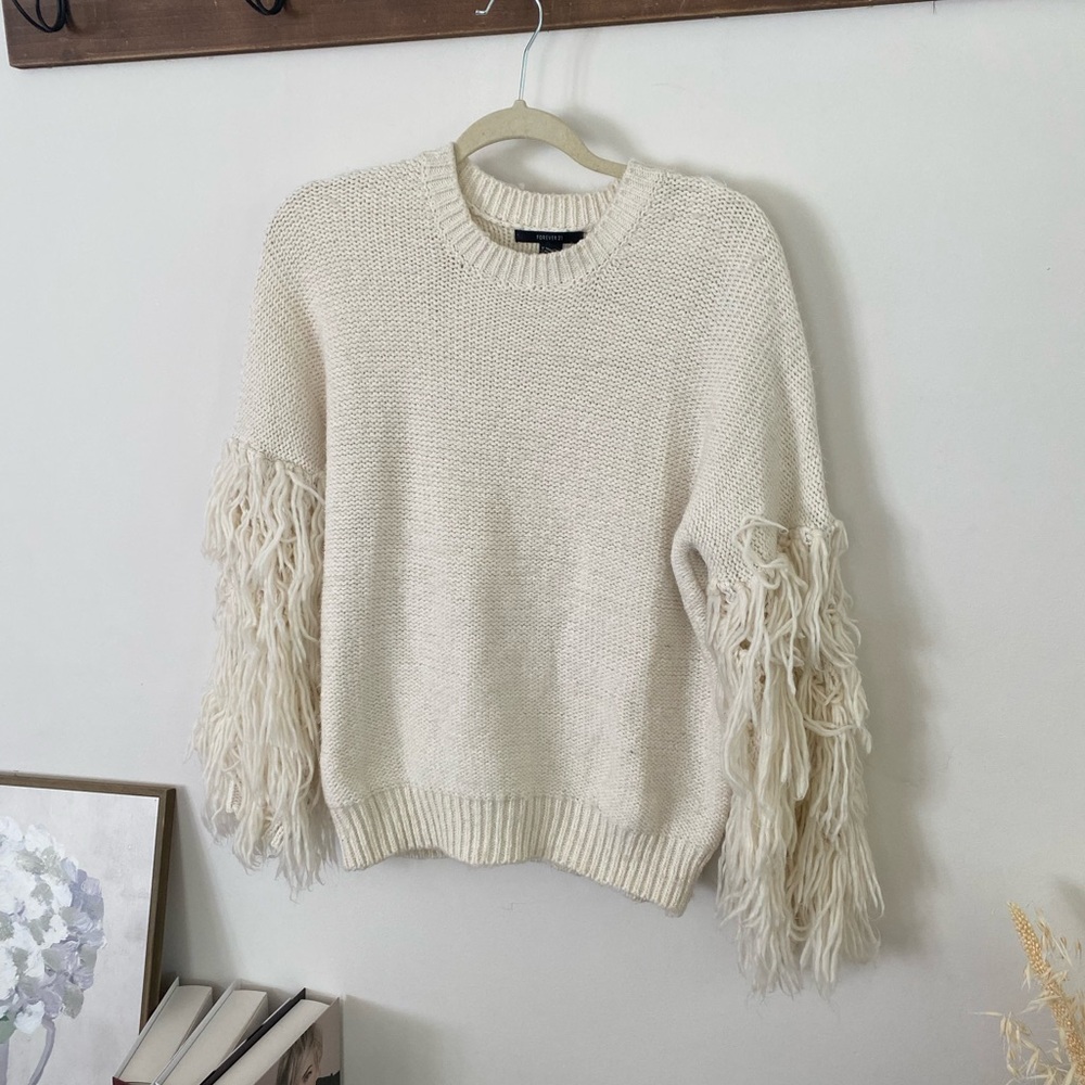 Cream sweater